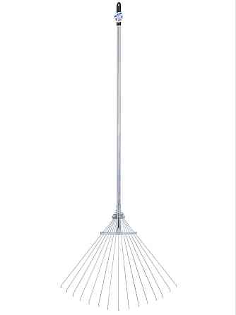 Граблі для листя розсувні (віяло) "GEKO" металеві з металевою ручкою Киев