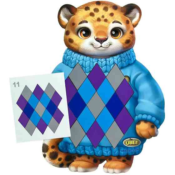 Розвиваючий пазл-вкладиш "Гепард" (ПСД289) PSD289 Вінниця