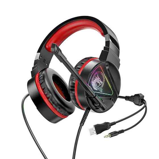 Наушники Hoco W104 Cool tour с микрофоном (red) Винница