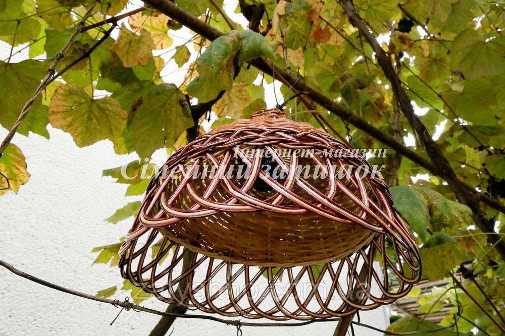 Люстра плетена ручної роботи Київ - фото 1