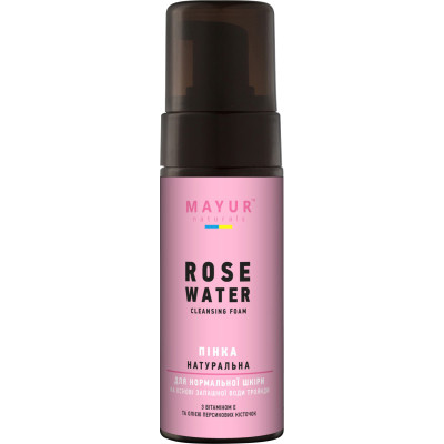 Пенка для умывания Mayur для нормальной кожи Роза 150 мл (4820189560661) Винница - изображение 1