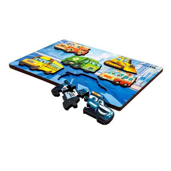 Деревянный пазл-вкладыш 