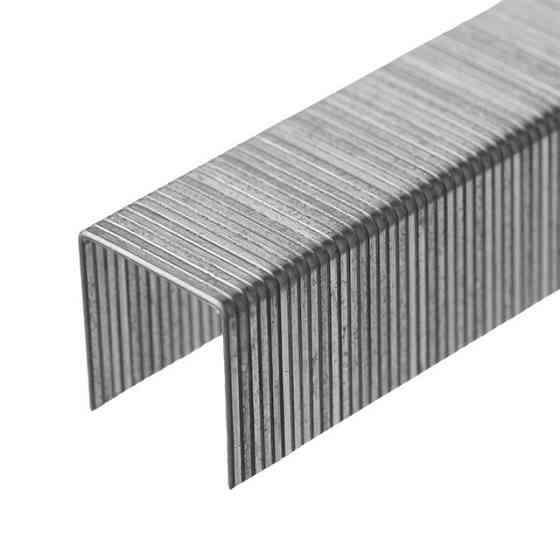 Скоба гартована 12 мм, ширина 11,3 мм, перетин 0,70 мм, 1000 шт/упак INTERTOOL RT-0132 Київ