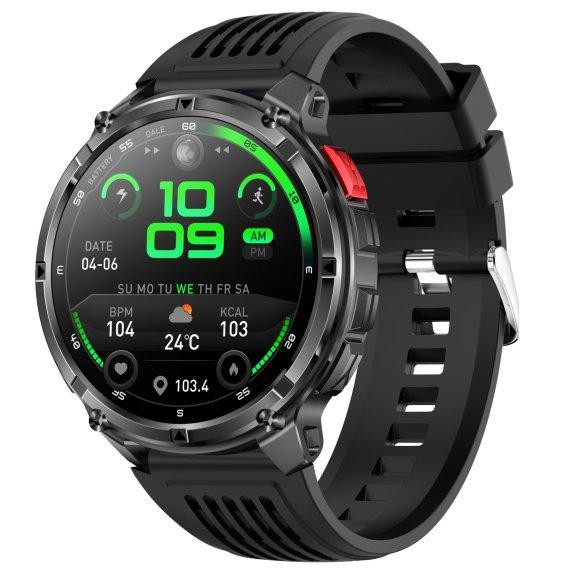 Часы умные наручные Smart Helicopter с компасом и LED-фонариком Черный Винница - изображение 1