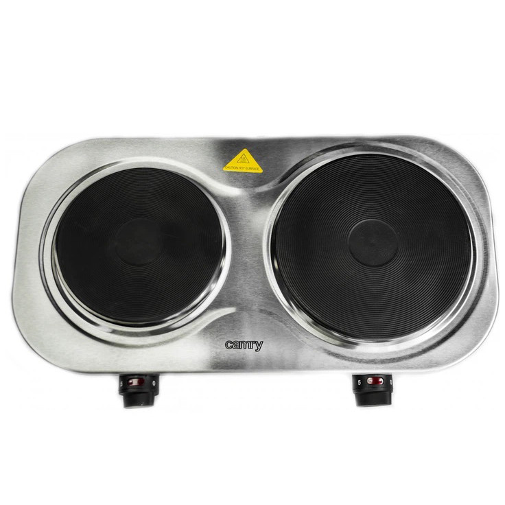 Електроплита маленька, Плита для приготування їжі, Електроплита 2 конфорки, Зручна плита для кухні ZF-61 Івано-Франківськ - фото 1