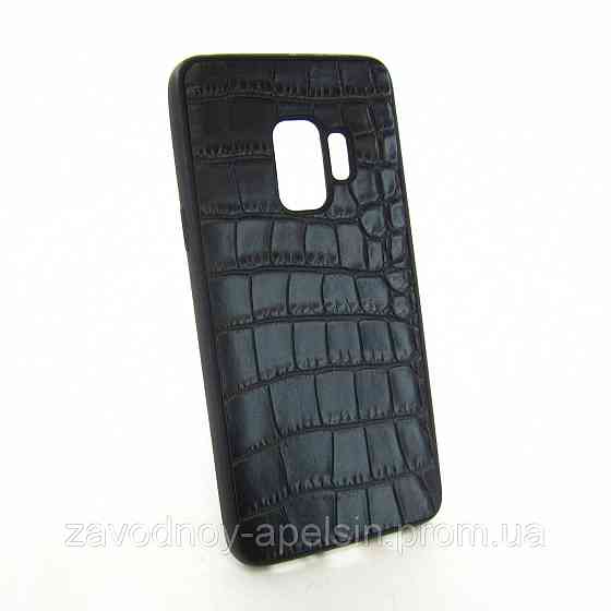 Samsung G960 S9 Чохол силіконовий Крокодил (чорний) Одеса