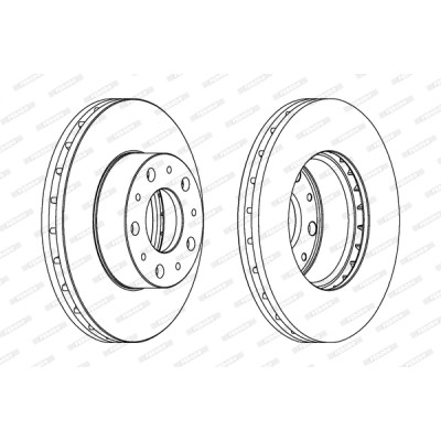 Гальмівний диск FERODO DDF1800 Вінниця - фото 2