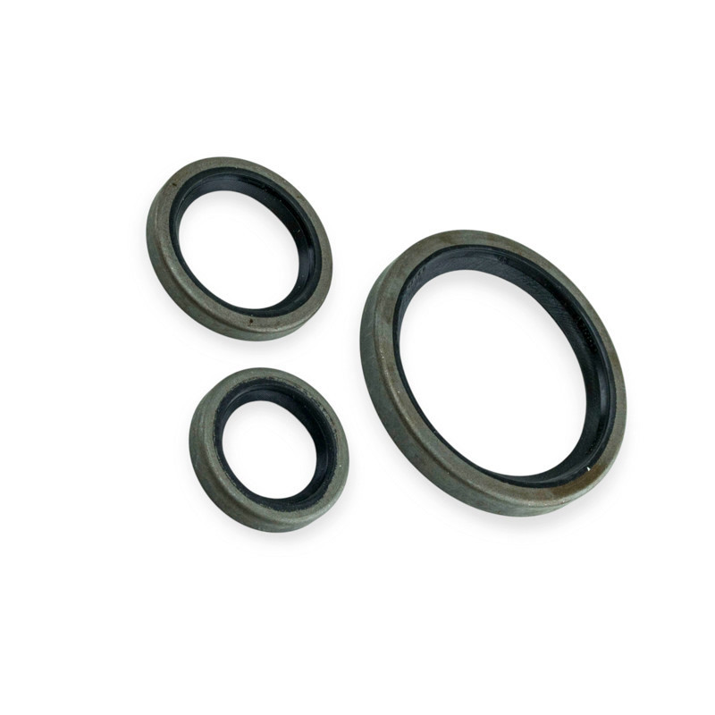 Сальник ЗАЗ 1102 Таврія (к-кт 3 шт) КРТ коленвала Мукачево - фото 1