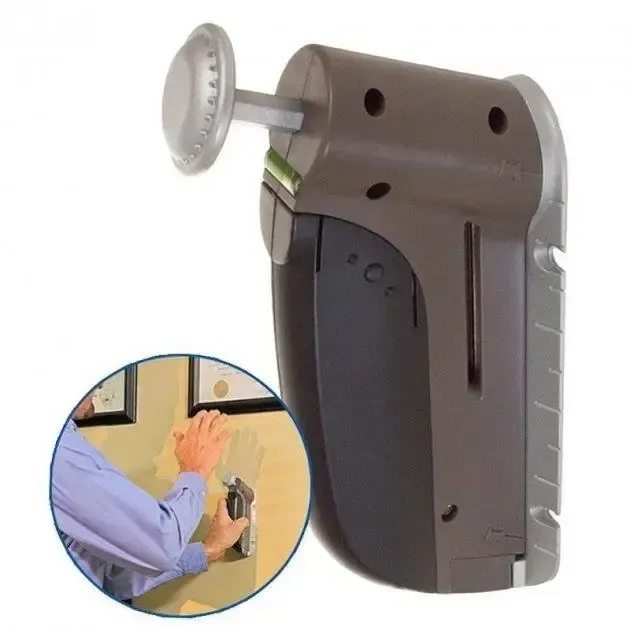 Универсальный строительный домашний степлер гвоздезабиватель Insta Hang Supretto Коломия - фото 6