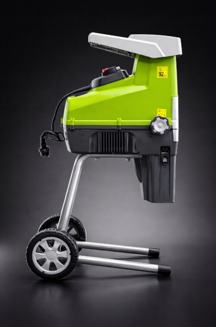 Подрібнювач гілок електричний 3500Вт 60л AGREENO (Польща) Київ - фото 13