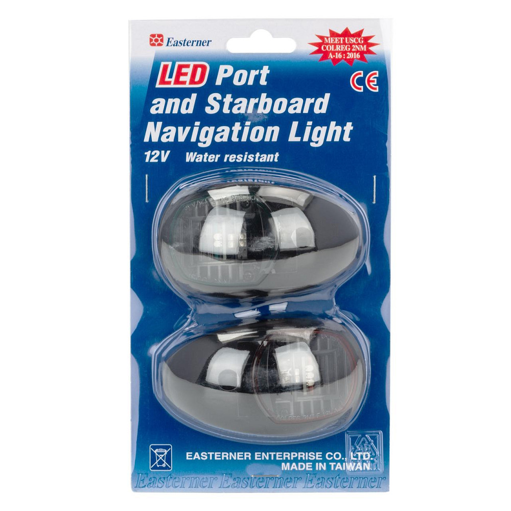 Пара навігаційних вогнів C91106PB-B LED чорний корпус Черкаси - фото 5