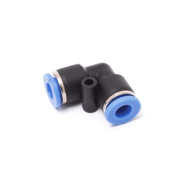 Фітинг кутовий для пластикових трубок 6мм Одеса - фото 1