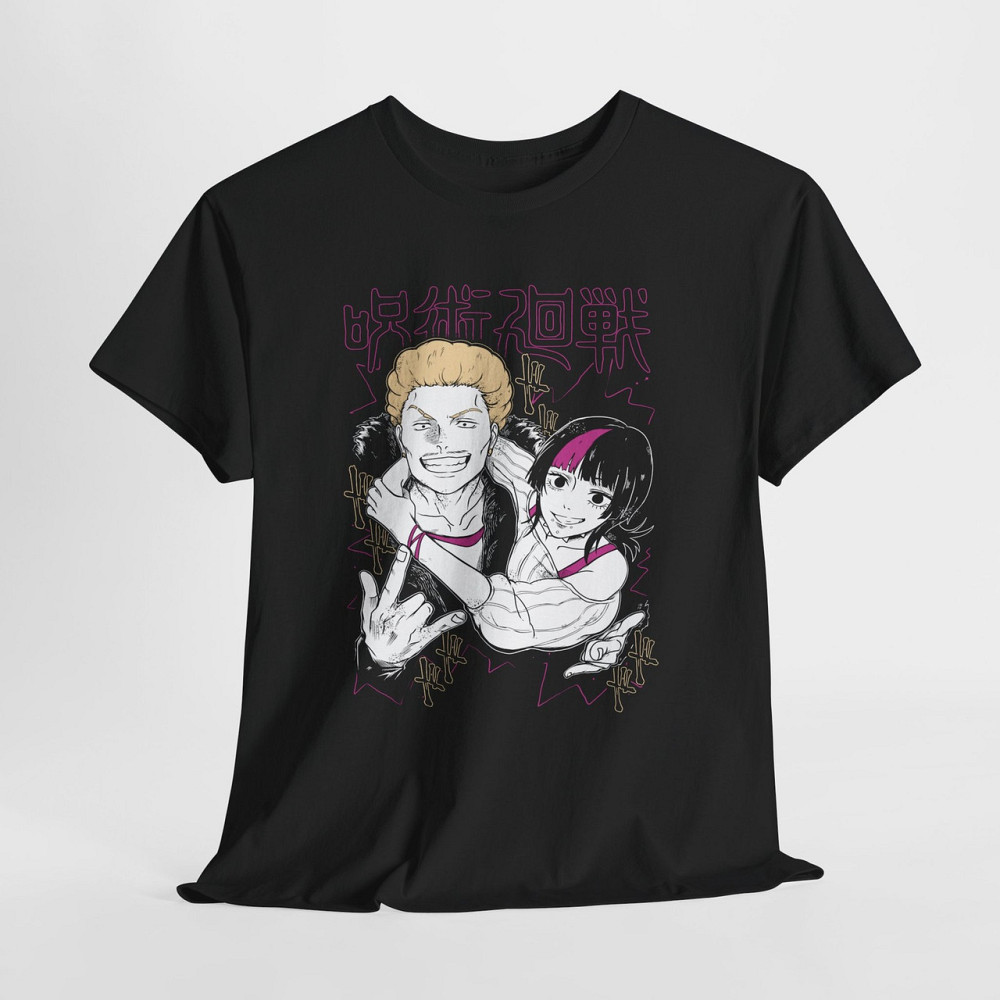 Футболка з аніме принтом Магічна битва оверсайз (S/M/L) Чорний AnimeJ0564 Дніпро - фото 2