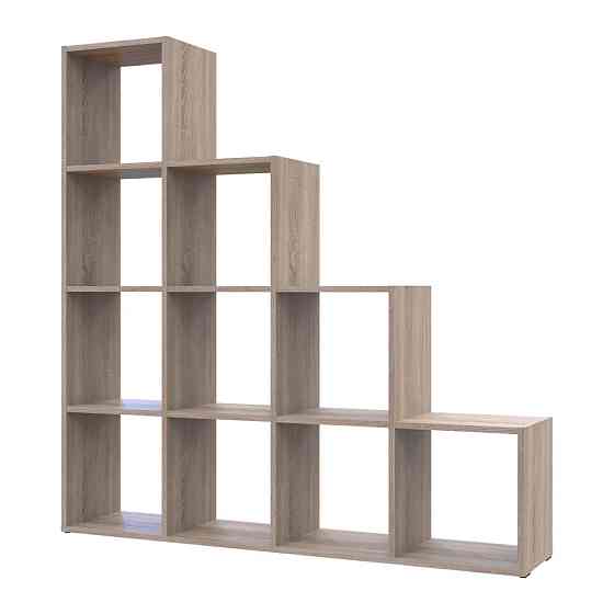 Стелаж Doros Степ 4х4 Дуб сонома відкритий 136.2х28.8х140.7 DRS-011770 (41516165) Дніпро