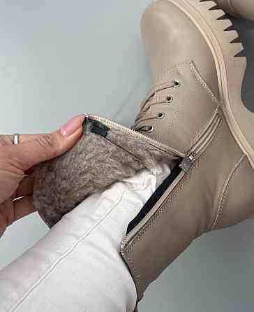 Edan Instruments Черевики жіночі EDAN капучино натуральна шкіра висота 16см підошва 3/5см (5199 Коломия