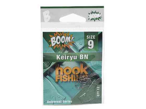 Крючок для мирной рыбы Keiryu BN No9 (12 шт/уп) (BN) ТМ BOOM Киев