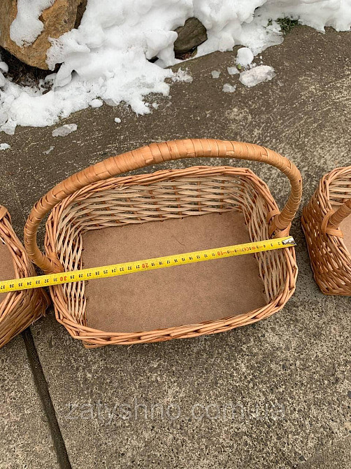 Набір плетених кошиків Київ - фото 10
