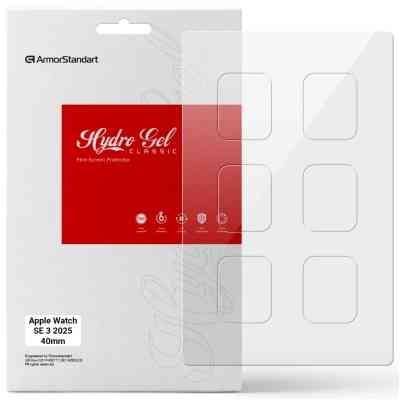 Пленка защитная Armorstandart hydrogel Apple Watch SE 3 2025 40mm 6 pcs (ARM88735) Винница