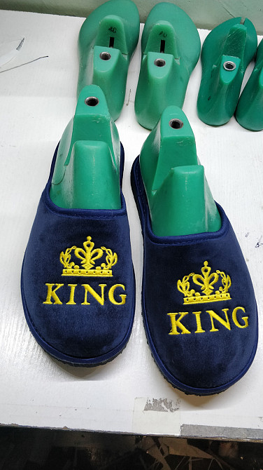 Тапочки с вышивкой женские мужские тапки на заказ от производителя Одесса - изображение 18