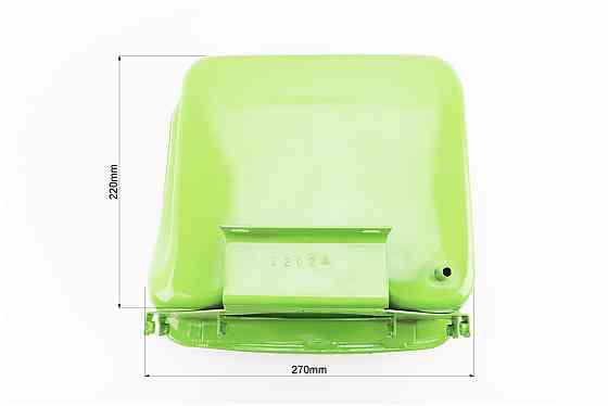 Бак паливний R190N, 275x220x165mm, потайна горловина, отвір під шланг паливний Київ