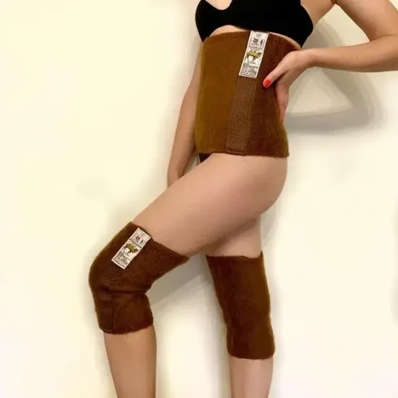 Лечебные согревающие наколенники из верблюжьей шерсти (2шт) Morteks (Турция) Киев