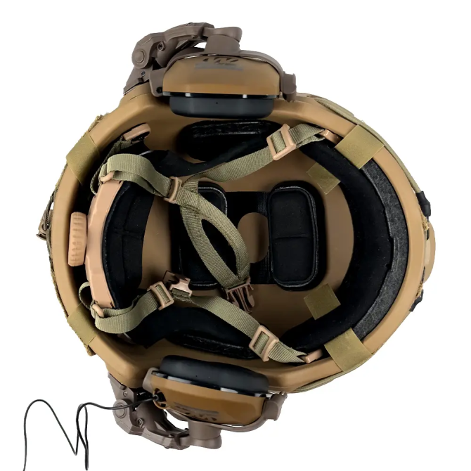 Комплект шлем Fast Helmet NIJ IIIA + наушники Walkers Razor Slim с чебурашкой + кавер Мультикам M Винница - изображение 8