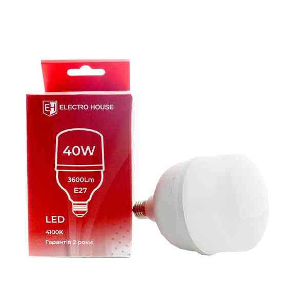 LED лампа Т120 40Вт E27 4100К 3600 Лм 180-260 В Дніпро
