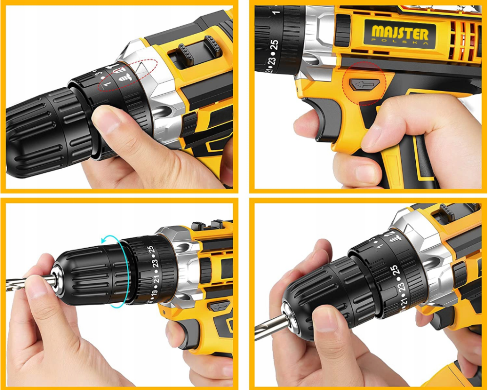 Акумуляторний шурупокрут Majster Polska 20V (Польща) Київ - фото 5