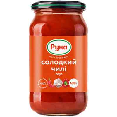 Соус Руна Солодкий чилі стерилізований 490 г (4820267040221) Вінниця