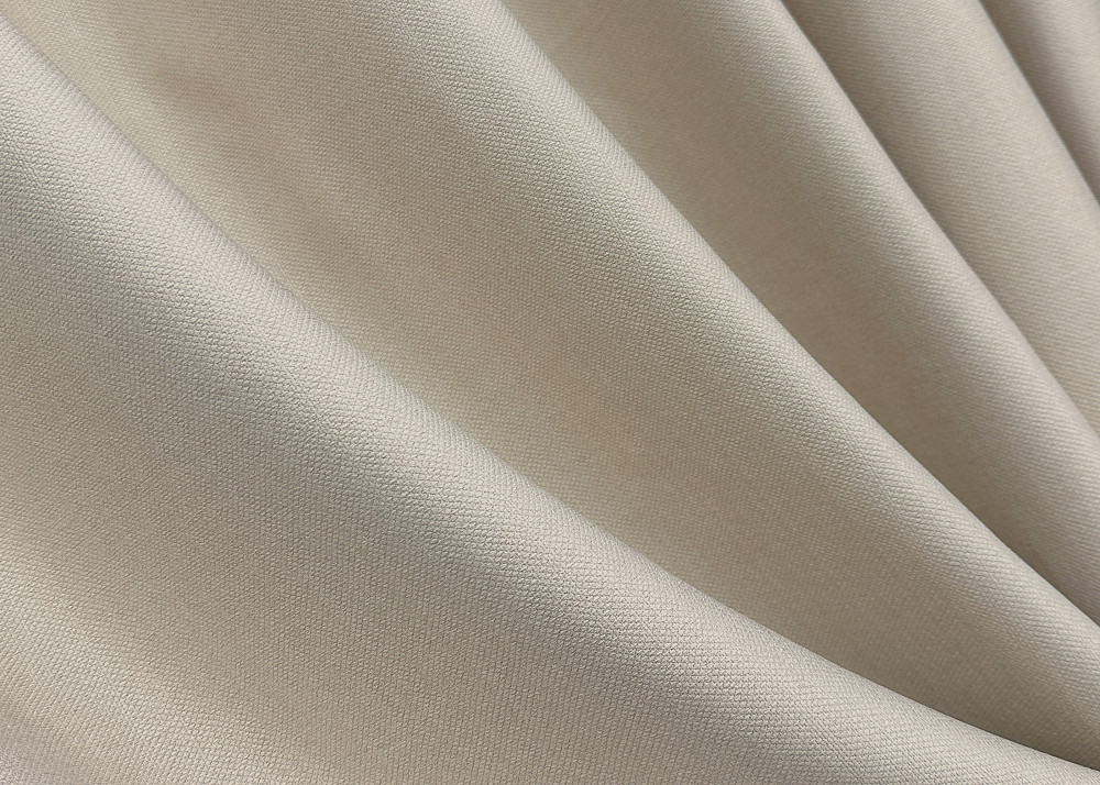 Комплект штор на люверсах VR-Textil Шеніл однотонний № 1691ш Бежевий 150х250 см 2 шт (37-0241) Київ - фото 7