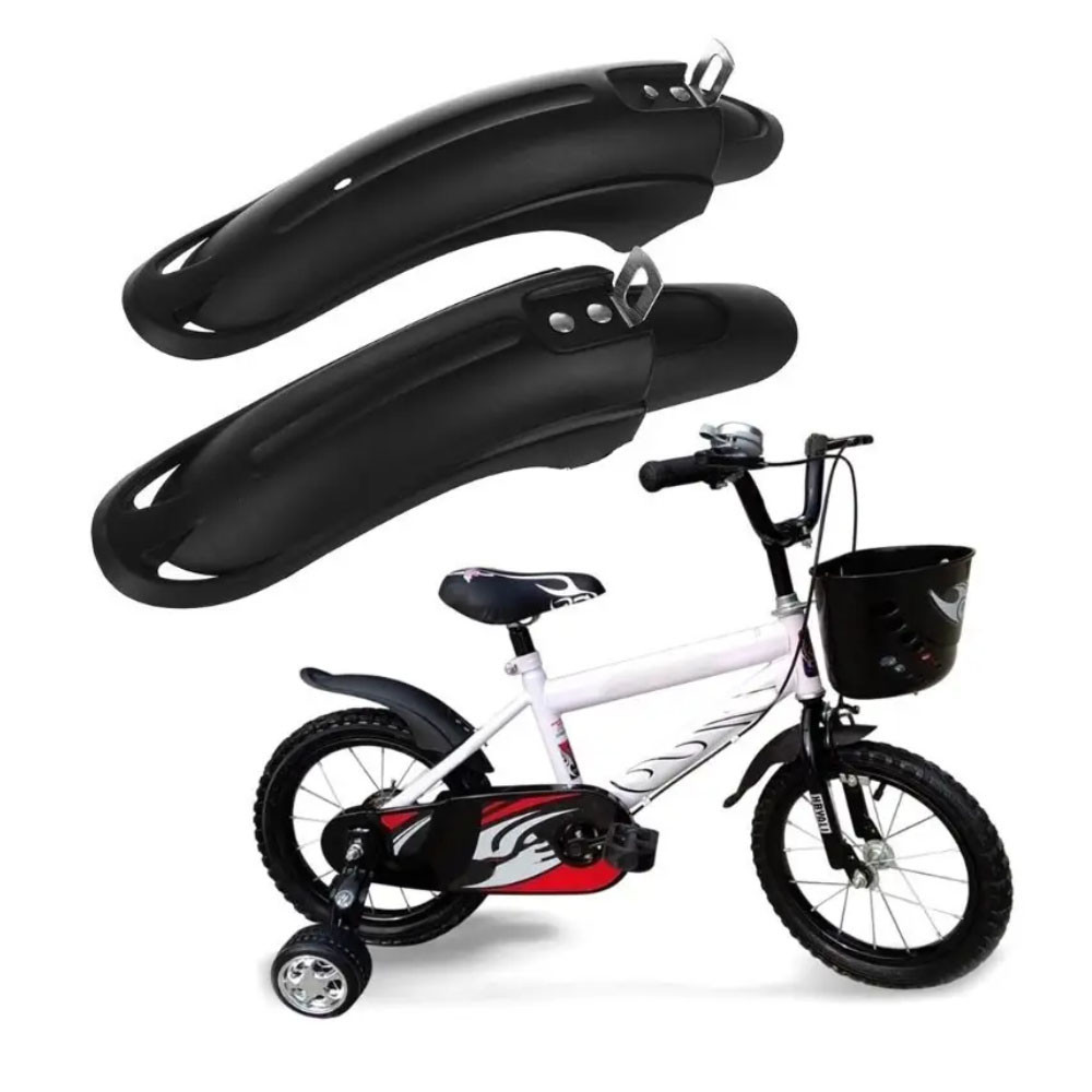 Крылья велосипедные для детских велосипедов 16-18" Feel Fit черный Бровары - изображение 3