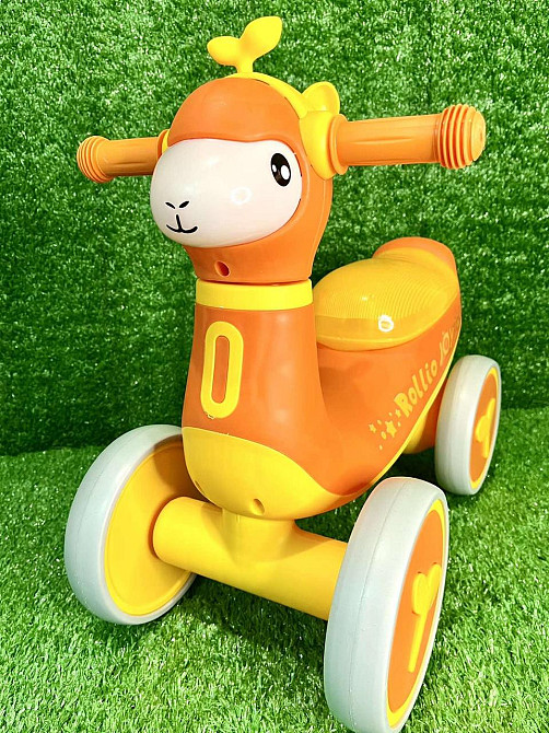 Біговел - толокар JOY музика укр озвучка підсвічування Помаранчевий (JL-77300) Чернигов - изображение 7