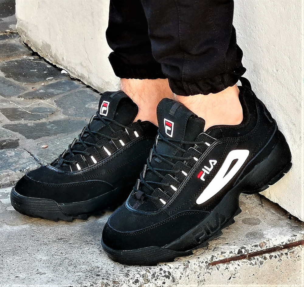 Кроссовки FILA Disruptor Черные Фила Мужские (размеры: 43,44,45) Днепр - изображение 8