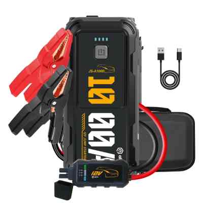 Пуско зарядное устройство Atria 10000mAh 1000A QC18W LED фонарик (JS-A1000) Винница