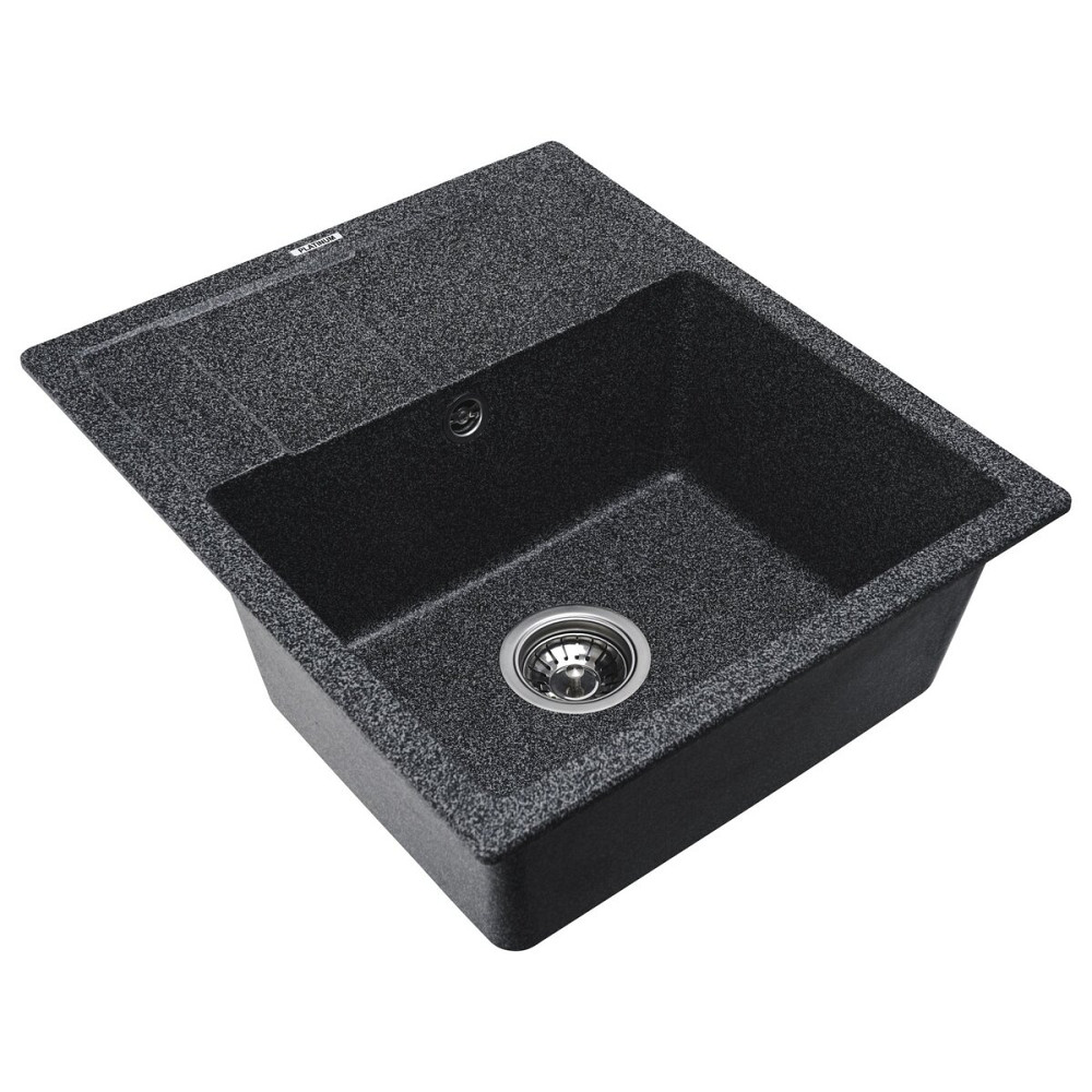 VALESO Гранітна мийка для кухні VALESO ARIA 5851 матова Графіт Коломыя - изображение 2