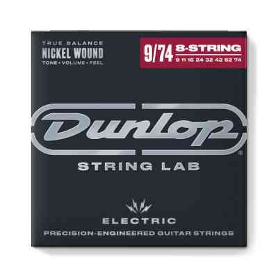 Струни для гітари Jim Dunlop Nickel Wound Electric Guitar Strings 09-74 | 8-String (DEN0974-8) Вінниця