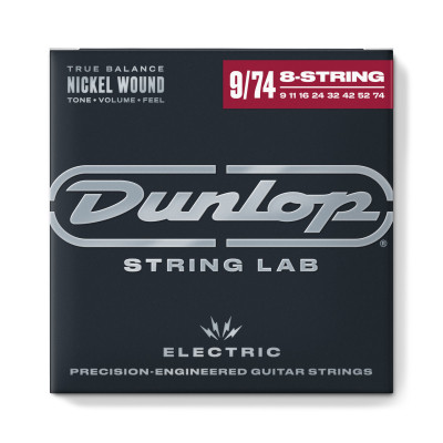 Струны для гитары Jim Dunlop Nickel Wound Electric Guitar Strings 09-74 | 8-String (DEN0974-8) Винница - изображение 1