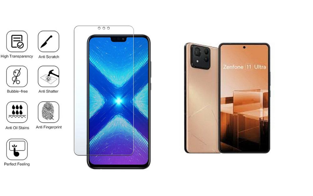 Защитное стекло NeoGlass для ASUS ZenFone 11 Ultra – ультрапрозрачное и устойчивое Киев - изображение 4