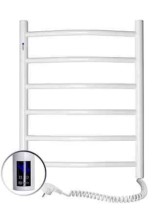 Полотенцесушитель электрический Navin Камелия 480х600 Sensor с таймером, белый 12-007033-4860 Киев