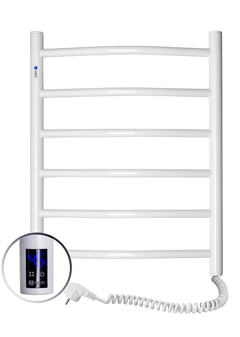 Полотенцесушитель электрический Navin Камелия 480х600 Sensor с таймером, белый 12-007033-4860 Киев - изображение 1