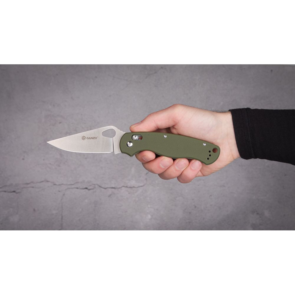 Ніж складаний Ganzo G729-GR зелений Киев - изображение 11