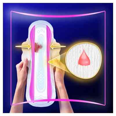 Гигиенические прокладки Always Ultimate Night Розмір 6 8 шт. (8700216213905) Винница