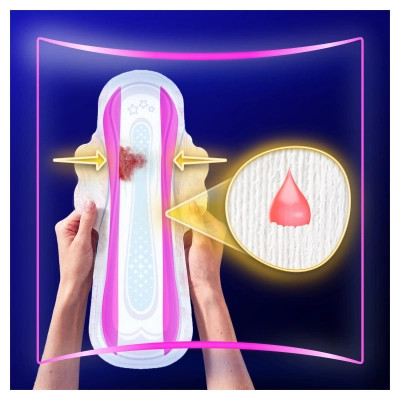 Гігієнічні прокладки Always Ultimate Night Розмір 6 8 шт. (8700216213905) Вінниця - фото 6