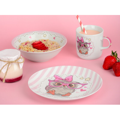 Тарілка Limited Edition Owl 18 см Обідня (YF6031-1) Вінниця - фото 3