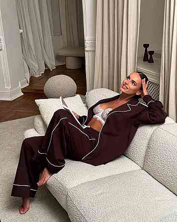 Женский стильный шелковый комплект шелк. Одесса