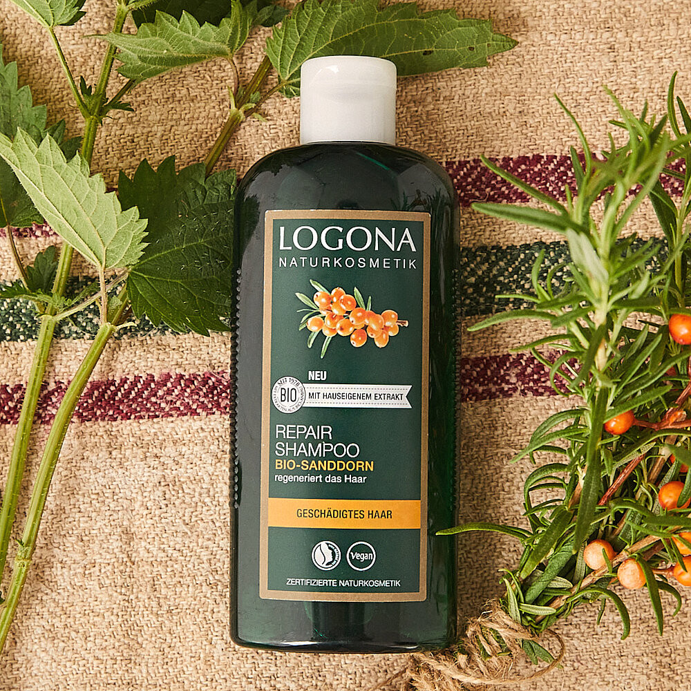 БІО-Шампунь-реконструктор волосся Обліпиха Logona 250 мл Київ - фото 2