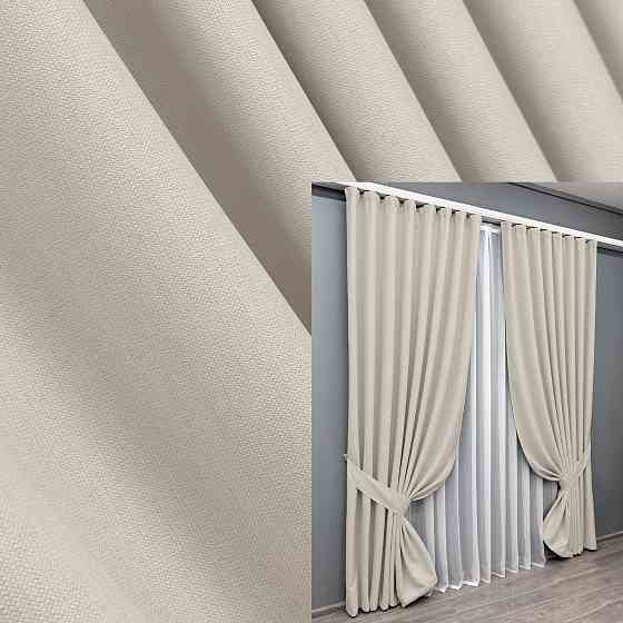 Комплект штор VR-Textil Блекаут двосторонній Scandi № 1902ш Таш 200х270 см 2 шт (32-261) Київ