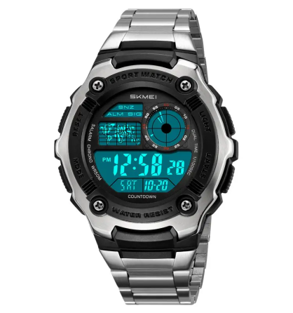 Годинник чоловічий наручний Skmei 2473 Сріблястий Київ