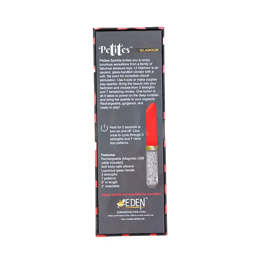 Вибратор Petites Lil’ Glamour Vibrator - Red Львов - изображение 7