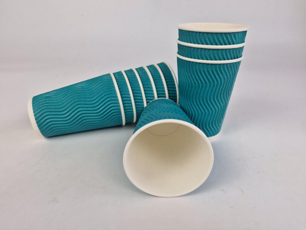 Склянка гофрована 340 мл "БІРЮЗА" (20 шт.) Харків - фото 2